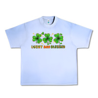 Grape Ice St. Patrick's Day lucky and blessed Urban Heavy Tee - HowdyJamesFarm