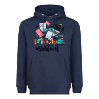 Navy principal assistant Heavyweight Hoodie - AdoDesignShop