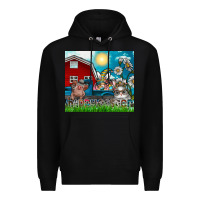 Black happy easter Premium Hoodie - CowhideDigitalArt