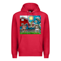 Cardinal happy easter Premium Hoodie - CowhideDigitalArt