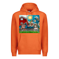 Carrot happy easter Premium Hoodie - CowhideDigitalArt