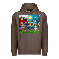 Coffee happy easter Premium Hoodie - CowhideDigitalArt