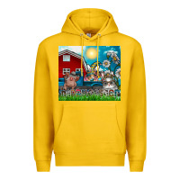 Lemon happy easter Premium Hoodie - CowhideDigitalArt