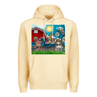 Pina Colada happy easter Premium Hoodie - CowhideDigitalArt