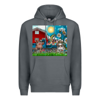 Rock happy easter Premium Hoodie - CowhideDigitalArt
