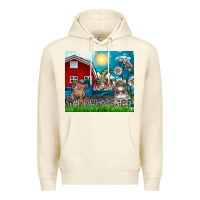 Sandshell happy easter Premium Hoodie - CowhideDigitalArt