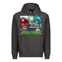 Smoke happy easter Premium Hoodie - CowhideDigitalArt