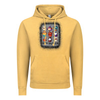 Vintage Mustard halloween funny set ghost mummy witch vampire and pumpkin t shirt Vintage Hoodie - maiPhamDesign