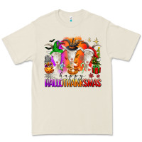 Bone happy hallothanksmas goats Premium Tee - texasbilliewilder