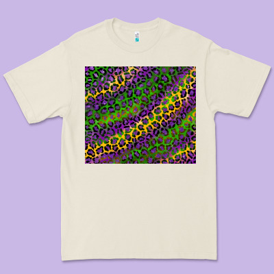 Mardi Gras Leopard Background Premium Tee Designed By Ranaportraitstore