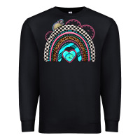 Black race rainbow Premium Sweatshirt - AdoDesignShop