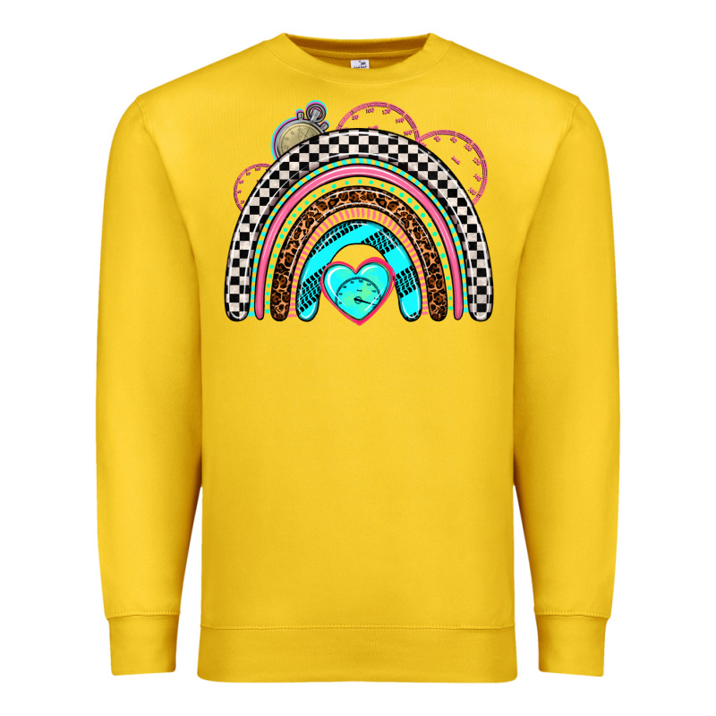 Race Rainbow Premium Sweatshirt by AdoDesignShop | Teevron