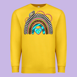 Race Rainbow Premium Sweatshirt Designed By Adodesignshop