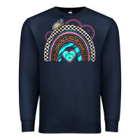 Navy race rainbow Premium Sweatshirt - AdoDesignShop
