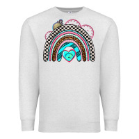 Oatmeal Heather race rainbow Premium Sweatshirt - AdoDesignShop