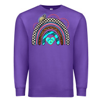 Purple race rainbow Premium Sweatshirt - AdoDesignShop