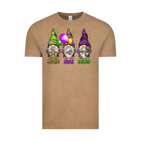 Vintage Coffee Mardi Gras squad with gnomies Vintage Tee - HowdyJamesFarm
