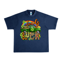 Navy Loads of luck Urban Heavy Tee - CowGirlArtShop