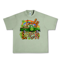 Oil Green Loads of luck Urban Heavy Tee - CowGirlArtShop