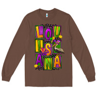 Chestnut mardi gras louisiana Long Sleeve Tee - FaDigitalArtStudio