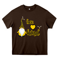 Chocolate Brown Bee Kind Heavy Core Tee - Bettercallsaul