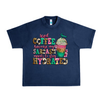 Navy iced coffee because my sarcasm needs to stay hydra Urban Heavy Tee - Jasminsmagicworld