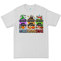 Dove Grey hallothanksmas school bus Premium Tee - texasbilliewilder