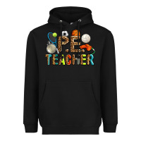 Black pe teacher Heavyweight Hoodie - AdoDesignShop