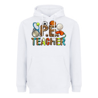 White pe teacher Heavyweight Hoodie - AdoDesignShop