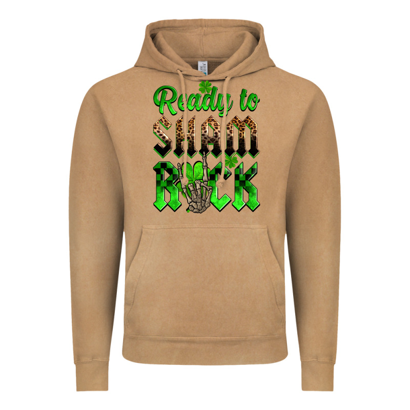 St. Patricks' Day Ready To Sham Rock Vintage Hoodie by OliviaCreatesArt | Teevron