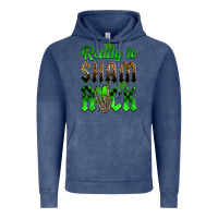 Vintage Denim St. Patricks' Day ready to sham rock Vintage Hoodie - OliviaCreatesArt