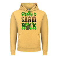 Vintage Mustard St. Patricks' Day ready to sham rock Vintage Hoodie - OliviaCreatesArt