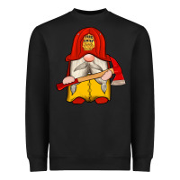 Black firefighter gnomes Heavyweight Sweatshirt - Artiststas