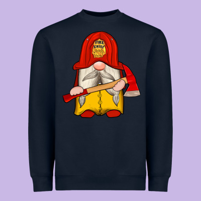 Firefighter Gnomes Heavyweight Sweatshirt Designed By Artiststas