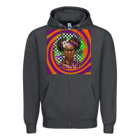 Smoke halloween african girl Zipper Hoodie - BarkalooDesign