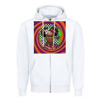 White halloween african girl Zipper Hoodie - BarkalooDesign