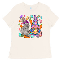 Bone Easter gnome and rabbit Easter Day Ladies Tee - HowdyJamesFarm
