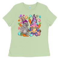Matcha Easter gnome and rabbit Easter Day Ladies Tee - HowdyJamesFarm