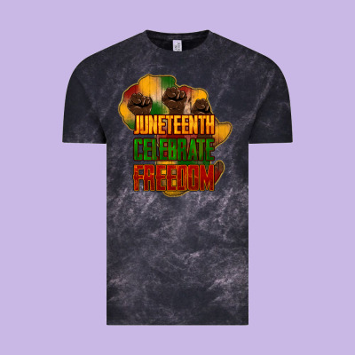 Juneteenth Celebrate Freedom Vintage Tee Designed By Howdyjamesfarm
