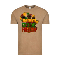 Vintage Coffee Juneteenth celebrate freedom Vintage Tee - HowdyJamesFarm