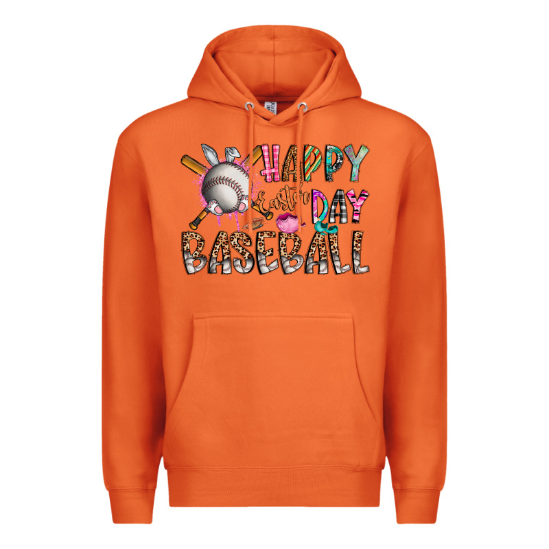 Happy Easter Day Baseball Premium Hoodie by CowhideDigitalArt | Teevron
