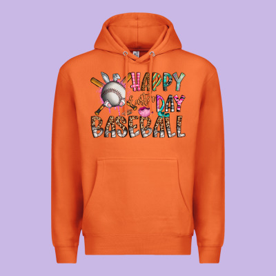Happy Easter Day Baseball Premium Hoodie Designed By Cowhidedigitalart