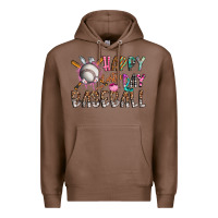 Chestnut happy easter day baseball Premium Hoodie - CowhideDigitalArt