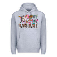Heather Grey happy easter day baseball Premium Hoodie - CowhideDigitalArt