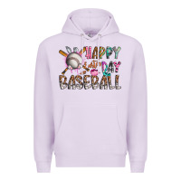 Lilac happy easter day baseball Premium Hoodie - CowhideDigitalArt