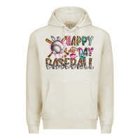 Oatmeal Heather happy easter day baseball Premium Hoodie - CowhideDigitalArt