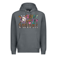Rock happy easter day baseball Premium Hoodie - CowhideDigitalArt