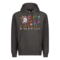 Smoke happy easter day baseball Premium Hoodie - CowhideDigitalArt