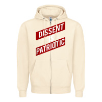 Sandshell DISSENT IS PATRIOTIC Political Meme Raglan Baseball Tee Zipper Hoodie - maiPhamDesign
