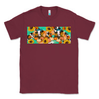 Burgundy Cow fall pumpkin Classic Tee - Artiststas